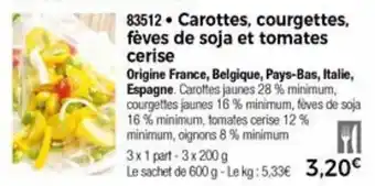 Thiriet Carottes courgettes offre
