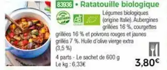 Thiriet Ratatouille biologique offre