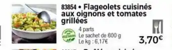 Thiriet Flageolets cuisinés aux oignons et tomates grillées offre