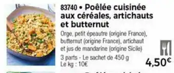Thiriet Poêlée cuisinée aux céréales offre