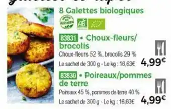 Thiriet 8 Galettes biologiques offre