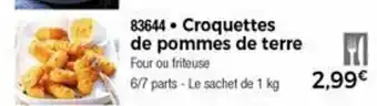 Thiriet Croquettes de pommes de terre offre