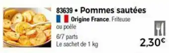 Thiriet Pommes sautées offre