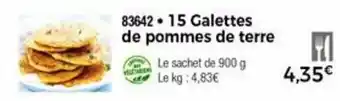 Thiriet 15 Galettes de pommes de terre offre