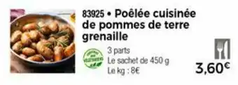 Thiriet Poêlée cuisinée de pommes de terre grenaille offre