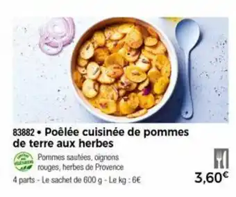 Thiriet Poêlée cuisinée de pommes de terre aux herbes offre