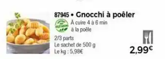 Thiriet Gnocchi à poêler offre