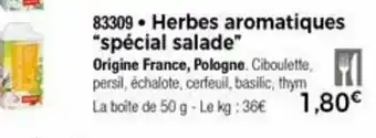 Thiriet Herbes aromatiques "spécial salade" offre