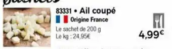 Thiriet Ail coupé offre