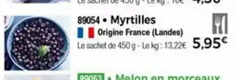 Thiriet Myrtilles offre