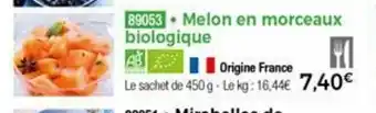 Thiriet Melon en morceaux biologique offre