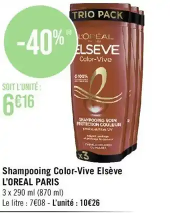 Shampooing Color-Vive Elsève L'OREAL PARIS