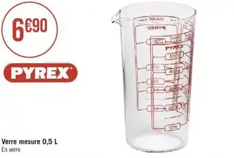 Verre mesure 0,5 L En verre