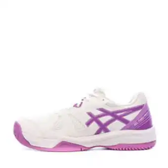 Decathlon Chaussures de tennis violette femme/fille asics gel padel pro 5 offre