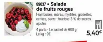 Thiriet Salade de fruits rouges offre