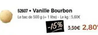 Thiriet Vanille Bourbon offre