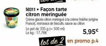 Façon tarte citron meringuée