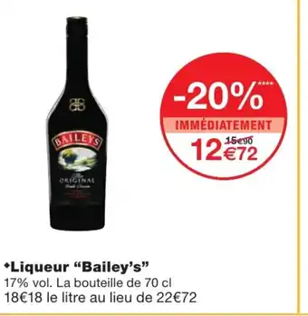 Liqueur Bailey's