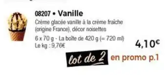Thiriet Vanille offre