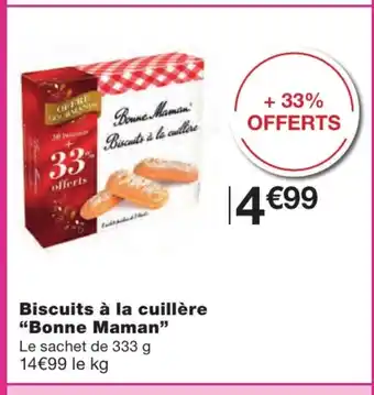 Monoprix Biscuits à la cuillère Bonne Maman offre
