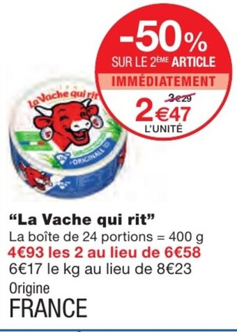 Monoprix La Vache qui rit offre