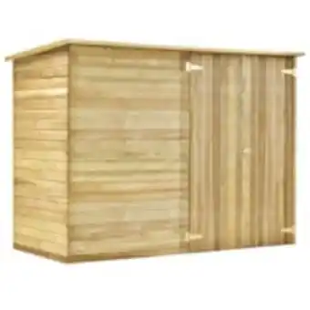 E.Leclerc Brico Vidaxl abri à vélo de jardin 232x110x170 cm bois de pin imprégné offre