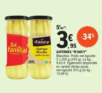 E.Leclerc ASPERGES "D'AUCY" offre