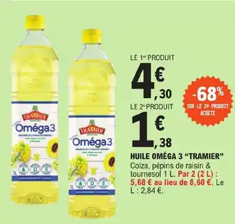E.Leclerc HUILE OMÉGA 3 "TRAMIER" offre