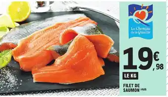 E.Leclerc FILET DE SAUMON (4)(8) offre