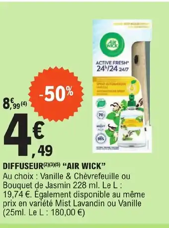 E.Leclerc DIFFUSEUR(2)(3)(5) "AIR WICK" offre