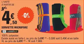 E.Leclerc SERVIETTE MICROFBRE offre