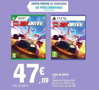 E.Leclerc LEGO 2K DRIVE 2K offre
