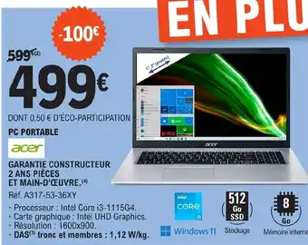 PC PORTABLE acer
