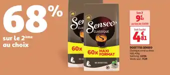 Auchan DOSETTES SENSEO offre