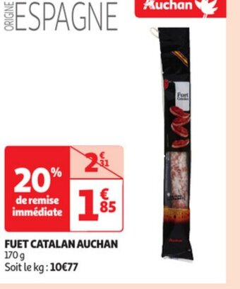 Auchan FUET CATALAN AUCHAN offre