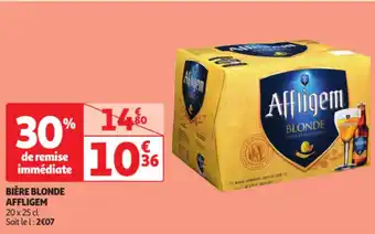 Auchan BIÈRE BLONDE AFFLIGEM offre