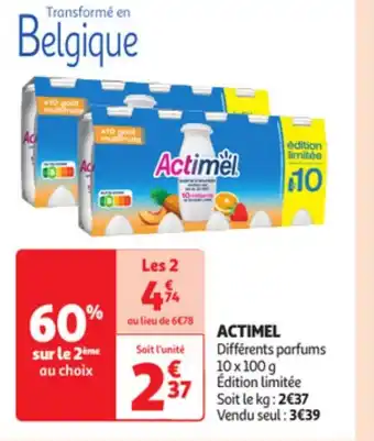 Auchan ACTIMEL offre