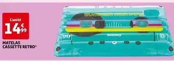 Auchan MATELAS CASSETTE RETRO** offre
