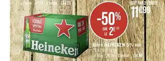 Biere HEINEKEN 5% vol.