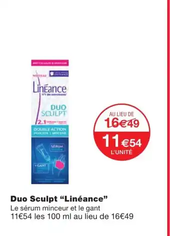 Monoprix Duo Sculpt Linéance offre