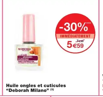 Monoprix Huile ongles et cuticules offre