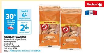 Auchan Auchan croissants offre