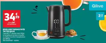 Auchan Qilive bouilloire thermostatée tactile offre