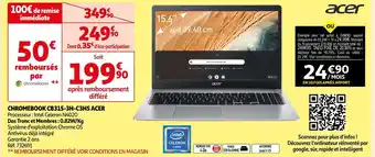 Auchan Acer chromebook cb315-3h-c3hs acer offre