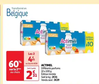 Auchan Actimel actimel offre