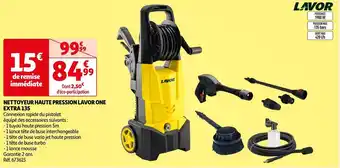 Auchan Lavor nettoyeur haute pression one extra 135 offre