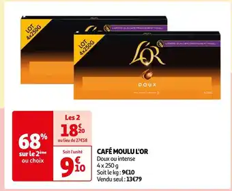 Auchan L'or café moulu offre