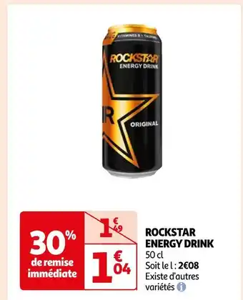 Auchan Rockstar energy rockstar energy drink offre