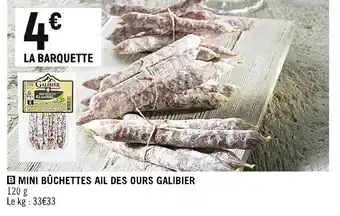 Galibier mini bûchettes ail des ours