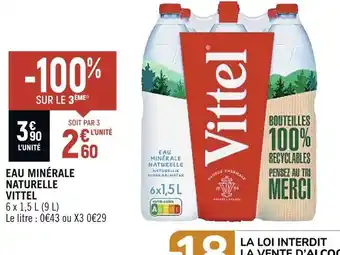 Vittel eau minérale naturelle